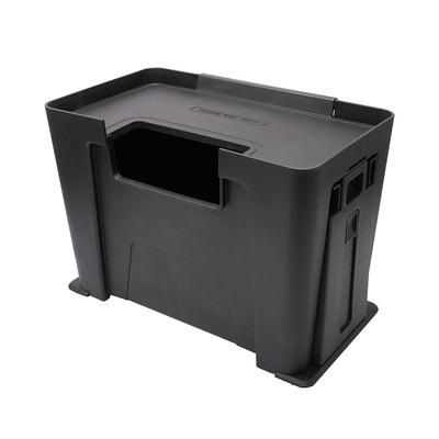 Tsuchiya Yac Car Interior Supplies Center Rear Dust Bin DG Black 193 X 275 X 161mm PF-410