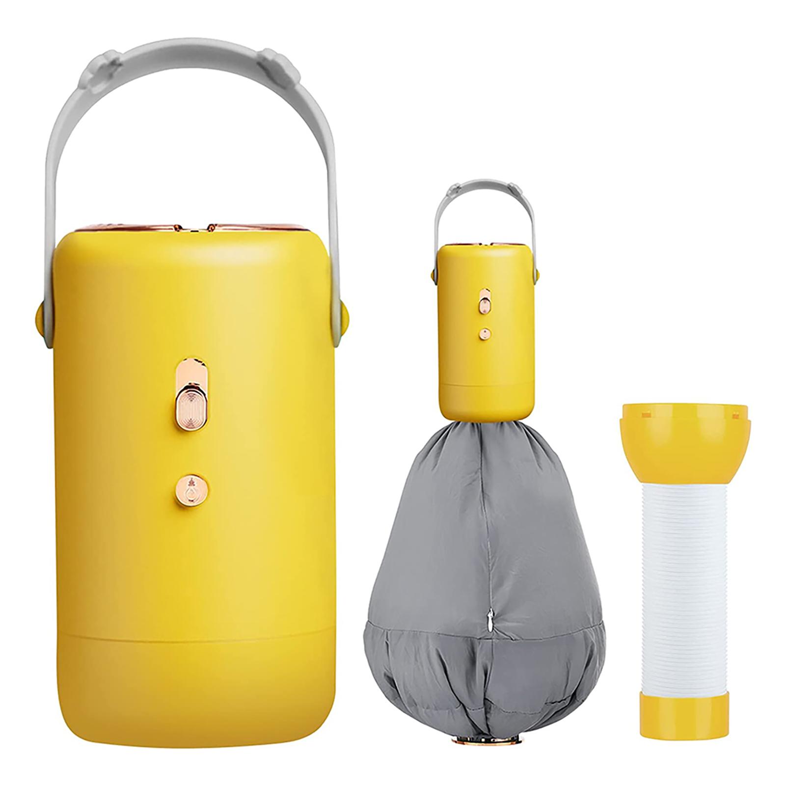 

Portable Clothes Dryer Mini Dryer with Clothes Bag Multifunctional Travel Small Dryer for Underwear US Plug жёлтый