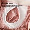 Men's Summer Solid Color Silk Lightweight Breathable Bare Sensation Separated Mid-Waist Flat Bottom Underwear