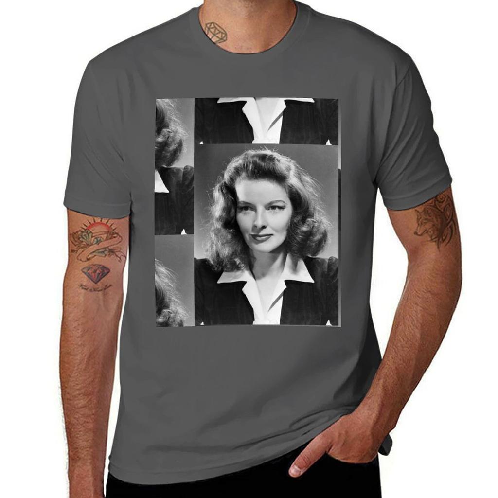 Katharine Hepburn Actress 1941 Tshirt Moisture Control Sports Tee