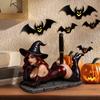 Funny Witch Pen Holder Sexy Witch Bookshelf Figurine With Pen Holder Witch Statue Pens Holders For Christmas Ornament Bulk