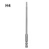 1pc 111mm Ball End Hex Screwdriver Bit Metric Hex Bit Long Magnetic Driver Bit H1 H1 H6 For Automotive Household Manufacturing