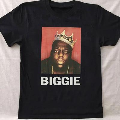 Koszulka The Notorious B.I.G, Retro Koszulka dla Fanów Rapu Biggie, Koszulka Pamięci Króla Rapu
