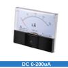 Uxcell Panou Analogic Curent DC pentru Tester Amperi Circuit 1 Bucată Metru, 0-200uA, 44C2, 100x12.7x80mm, Testare, Încărcare, Ecartament,