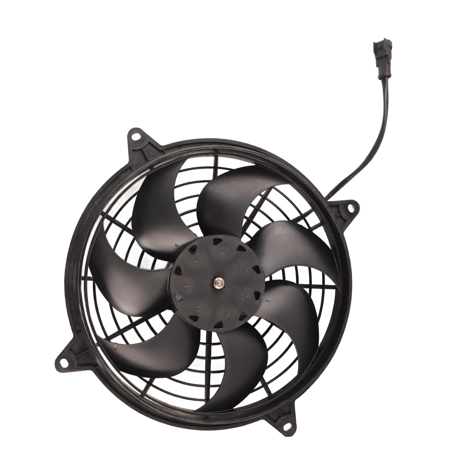 

24V 160W Air Conditioner Cooling Fan 7 Blades Heat Dissipation Powerful Air Cooler Fan for Buses Trucks