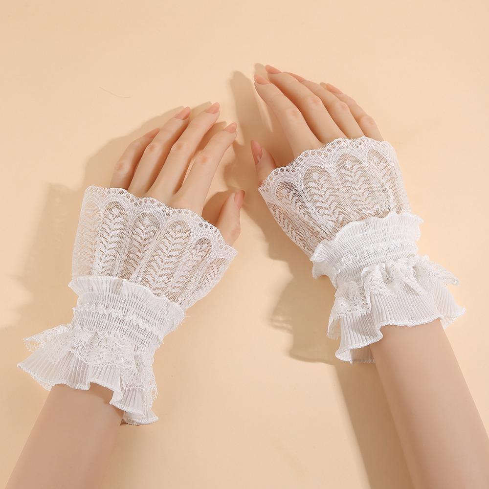 Costume Accessory Fake Sleeves Cuffs Comfortable Lace Cuff Fashion Fake Cuff Daily Accessory