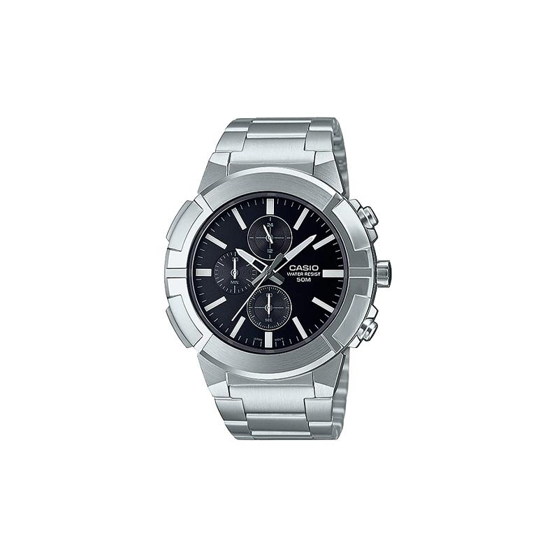 

Casio STANDARD Series Retro Sports Trend Quartz Movement Stainless Steel Strap Japanese and Korean Watch Men s Watch Black Dial MTP-E501D-1AV чёрный