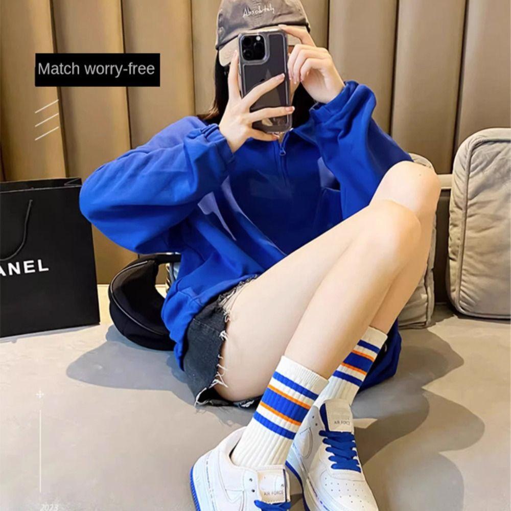 5Pairs Breathable Women Socks Autumn Winter White Socks Warm Sports Socks  Couple