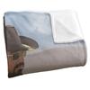 Yellowstone Silky Coffee Rip Wheeler Supersoft Blanket