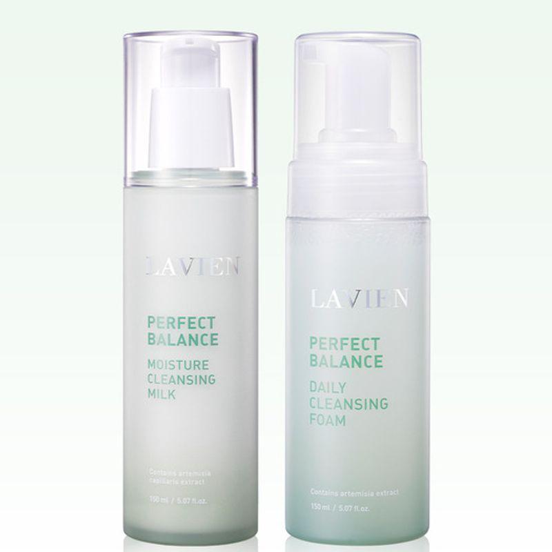 

LAVIEN [SET] Perfect Balance Cleansing Foam 150ml + Cleansing Milk 150ml 150ml + 150ml