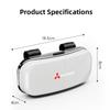 Car Sun Visor Sunglasses Case Glasses Holder For Mitsubishi Lancer Ralliart ASX Mirage Pajero Xpander Attrage L200 Eclipse Cross