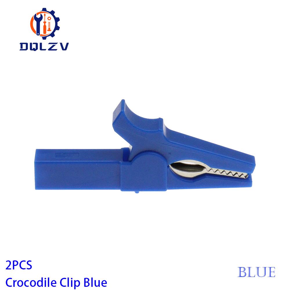 2PCS Battery Test Clip 55MM HV Alligator Clip For Banana Plug 4mm Multimeter Pen Cable Probes Crocodile Clip