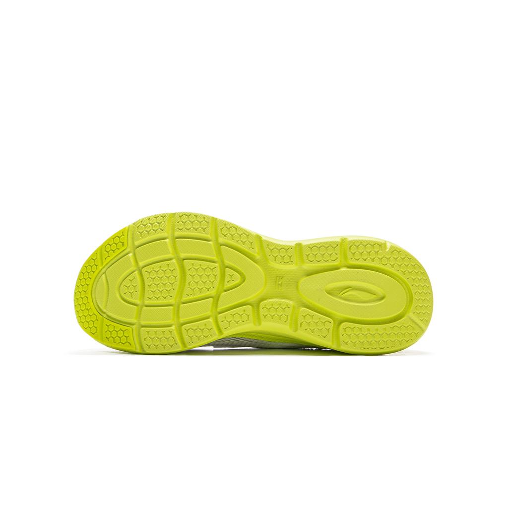 Li Ning Kids Comfortable Versatile Shock Absorbing Rebound Low Top Running Shoes Kids Running Shoes White Yellow YKFV062-9