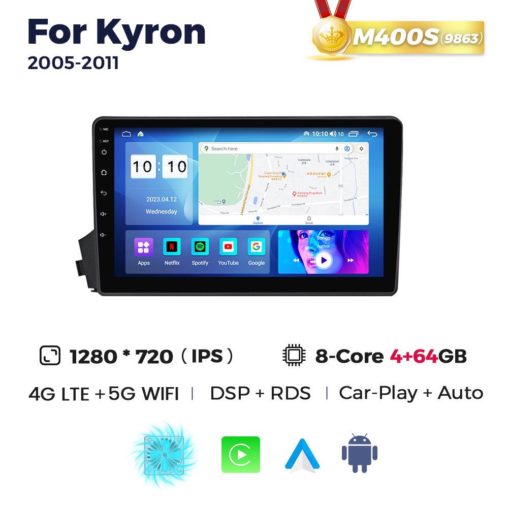Compatible with SsangYong Kyron 2005-2011: Car Navigation with Wireless CarPlay