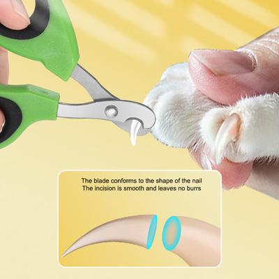Cat Nail Clippers Hole Avoid Over Cutting Pet Nail Clippers Professional Pet Paw Trimmer Pet Nail Grooming Clippers Trimmer