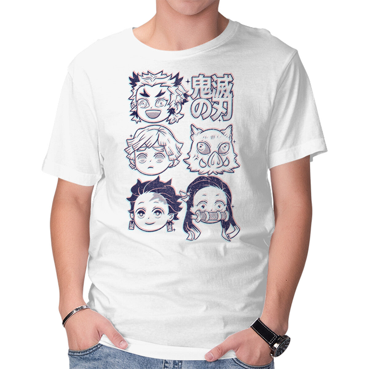 Unisex Crew Neck T-Shirt Cute Slayers Graphic Short Sleeve Casual Tee M