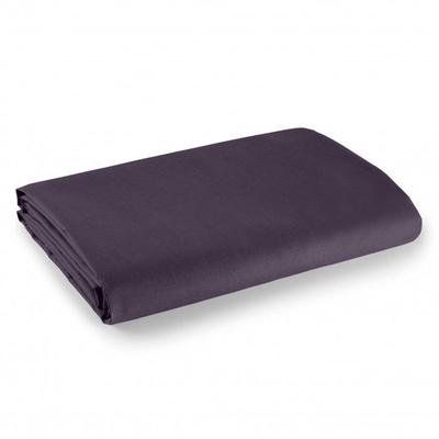 Flat Sheet 100% Cotton / 57 Threads/cm² - Plum - 180 X 290 Cm for Single Bed