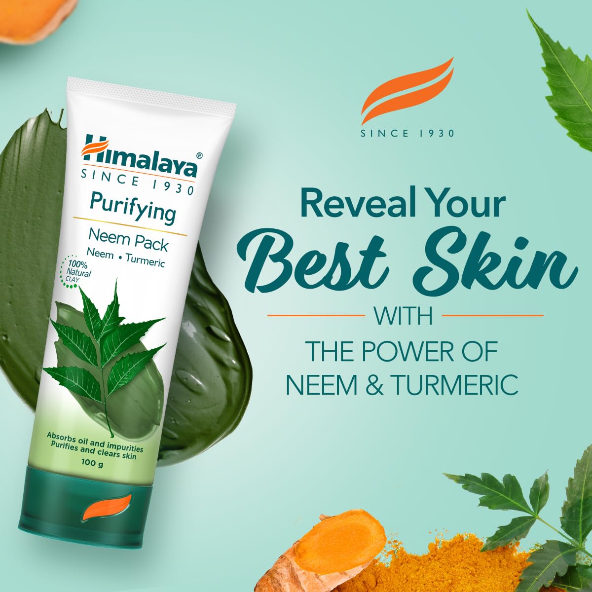 Himalaya Herbals Purifying Neem Pack, 50g