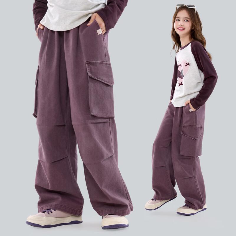 Disney Girls  Autumn Wide-Leg Cargo Pants 170
