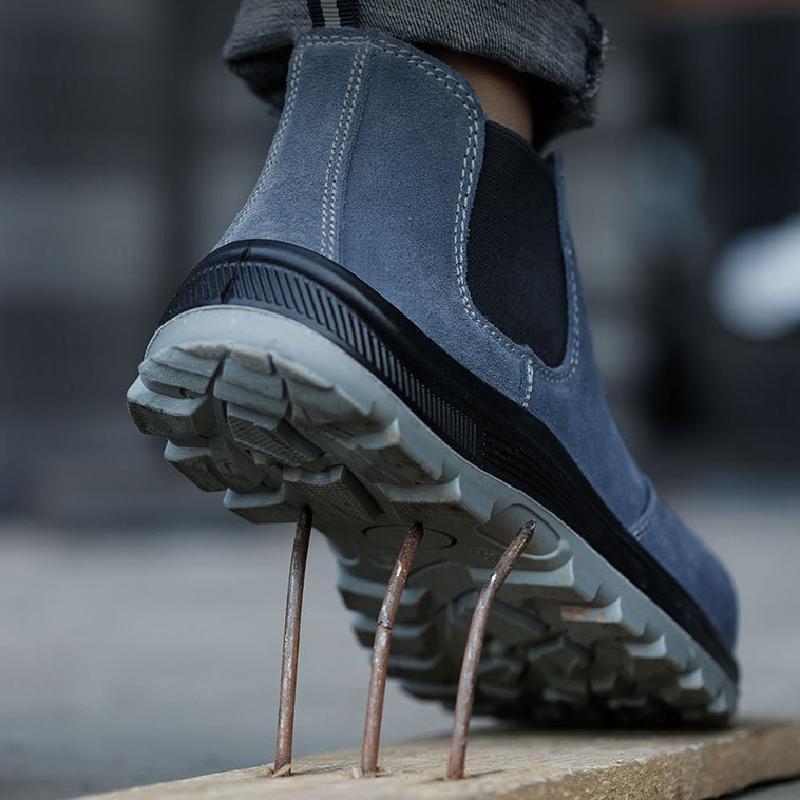 Неразрушимые кроссовки мужские рабочие туфли роскошные защитные туфли мужские — фото 6