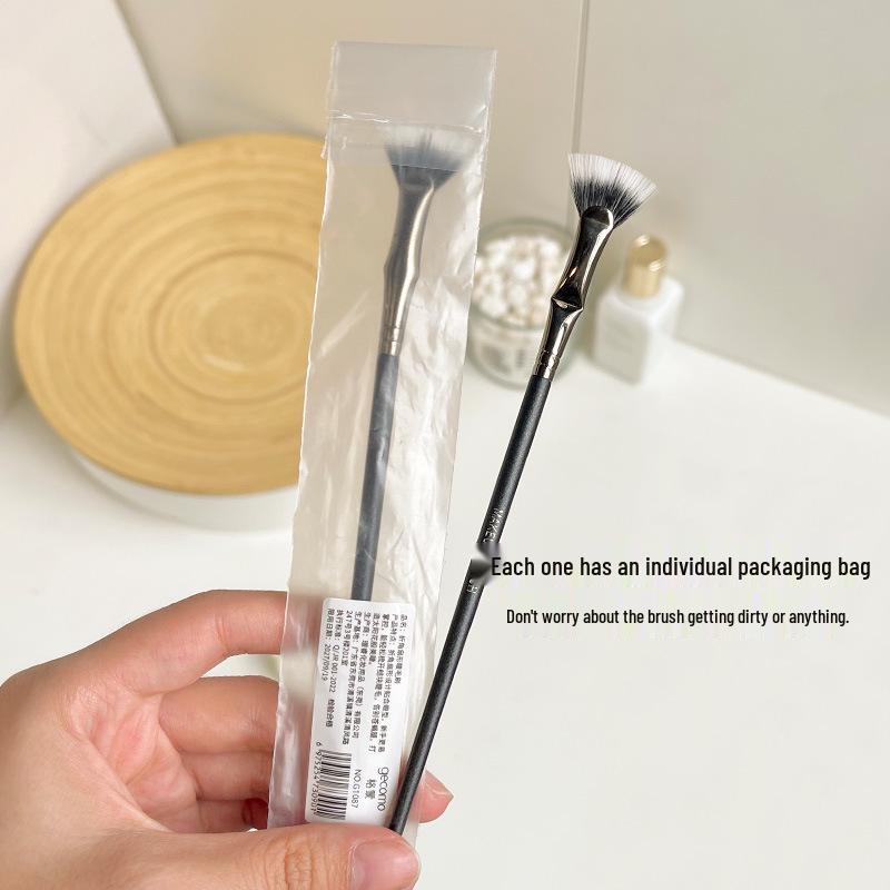 

GECOMO Angled Fan Mascara & Lash Brush - Soft Bristles for Brows & Lashes