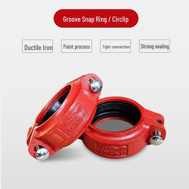 Firefighting Grooved Clamp Reducing Tee Fittings