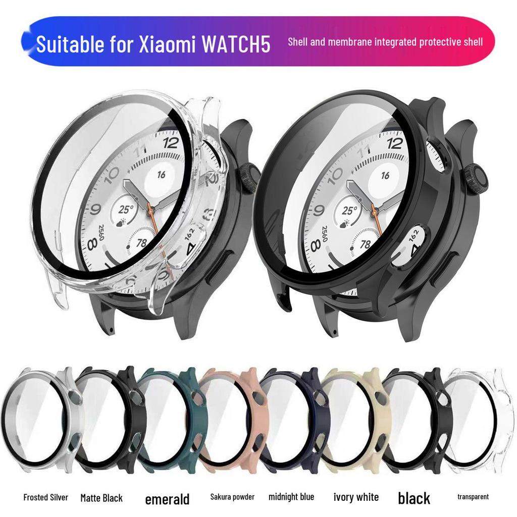 Compatible Protective Case and Film for Xiaomi Watch 5