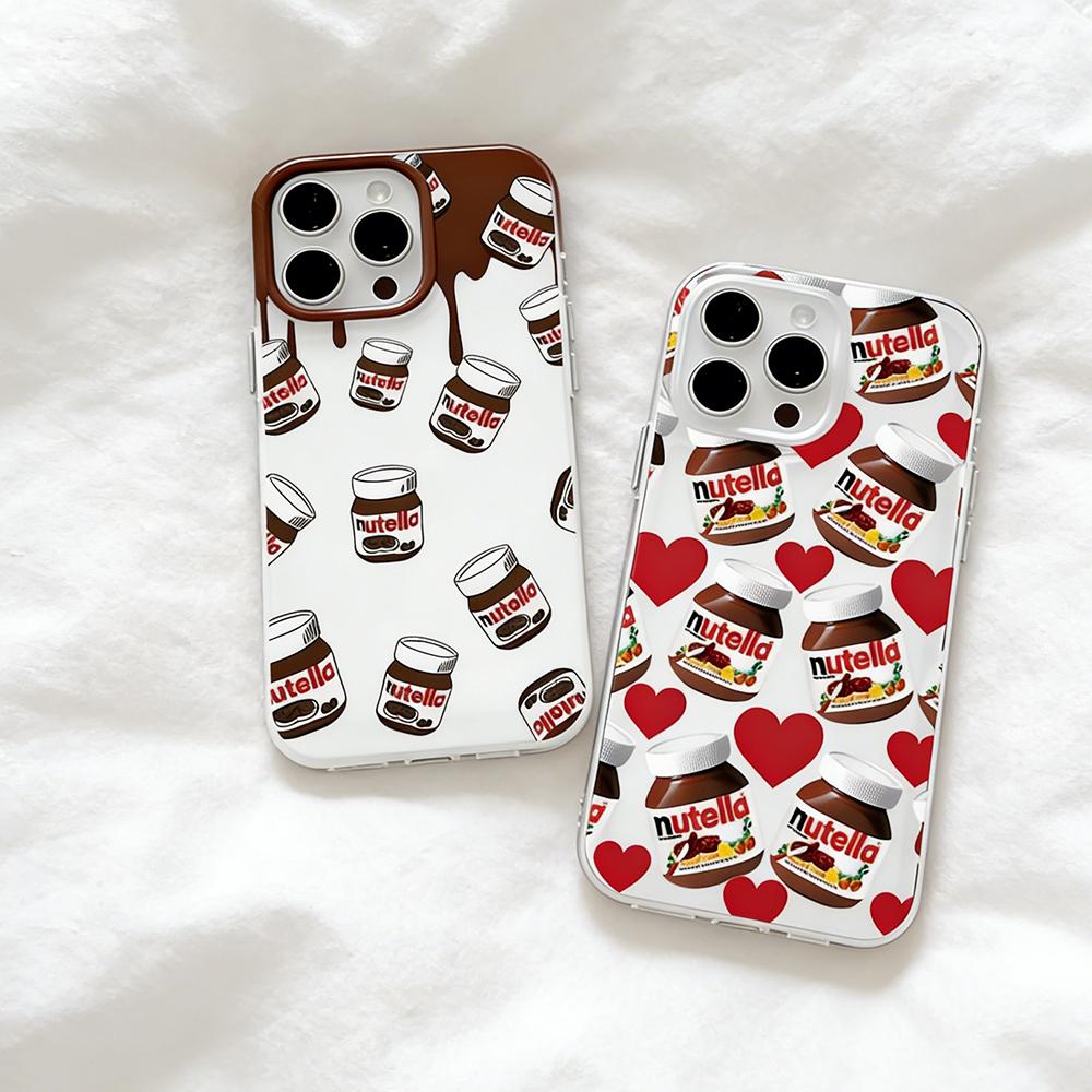 Cartoon Chocolate Nutellas Phone Case For Xiaomi Redmi Note K60 15C 15 14 13 12 12C 11 10 10C 13C 10X A5 K50 Pro Plus Ultra 4G5G