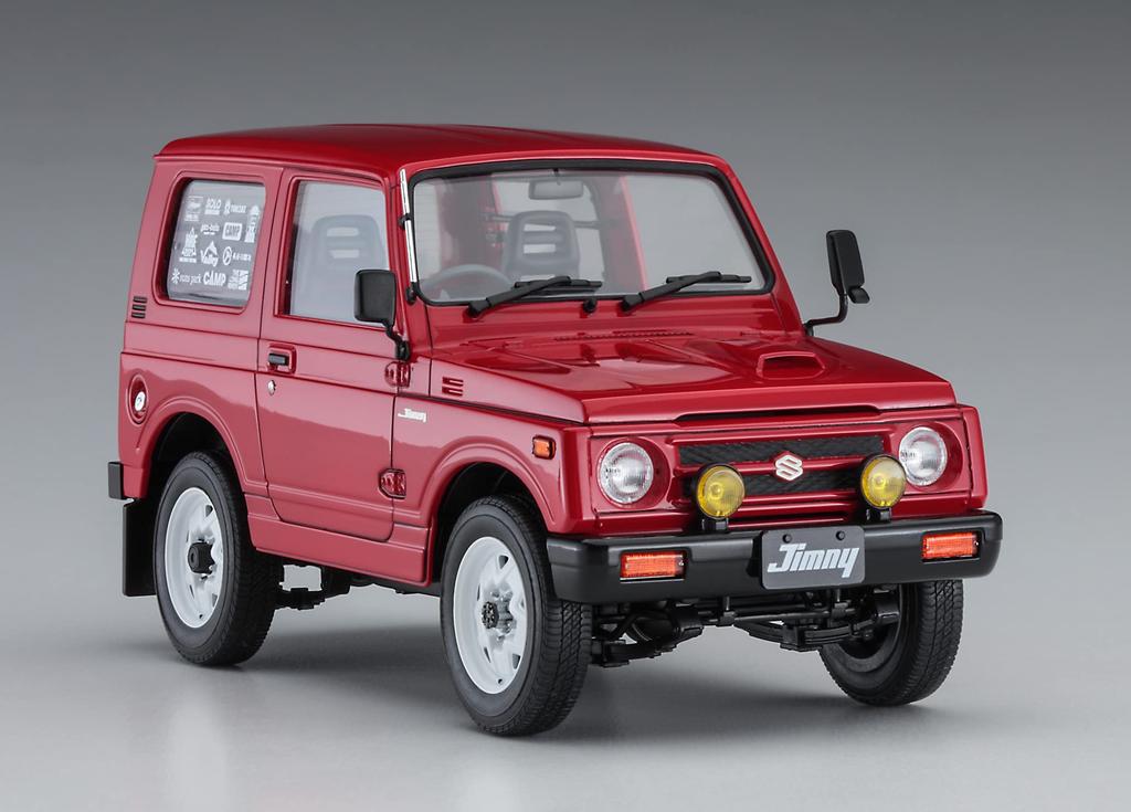 Hasegawa Suzuki Jimny Girls Figure Plastic Model Kit SP501 1/24 w/Camp