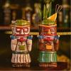 Hawaiian Style Brown Tiki Mug Creative Ceramic Cocktail Cup For Tiki Bar Party Drinkware