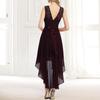 Cross-border Europe and the United States ebay Amazon lace dress spring women's high-end chiffon dress splicing pendulum skirt
