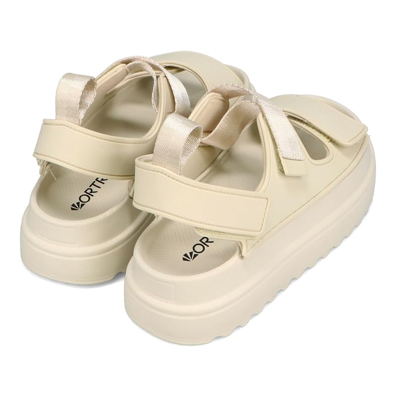 Oriental Traffic OT3228 Platform Velcro Size E Women's Sandals, 23.5cm,