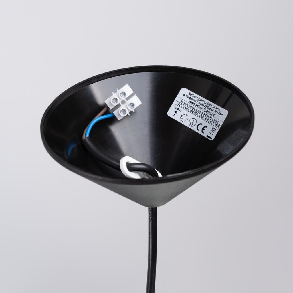 Nova 30 black hanging lamp