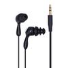 Fones de Ouvido à Prova d'Água Estilo Intra-auricular Fones de Ouvido de Condução Óssea com Protetores Auriculares Substituíveis para Natação Corrida SurfePreto