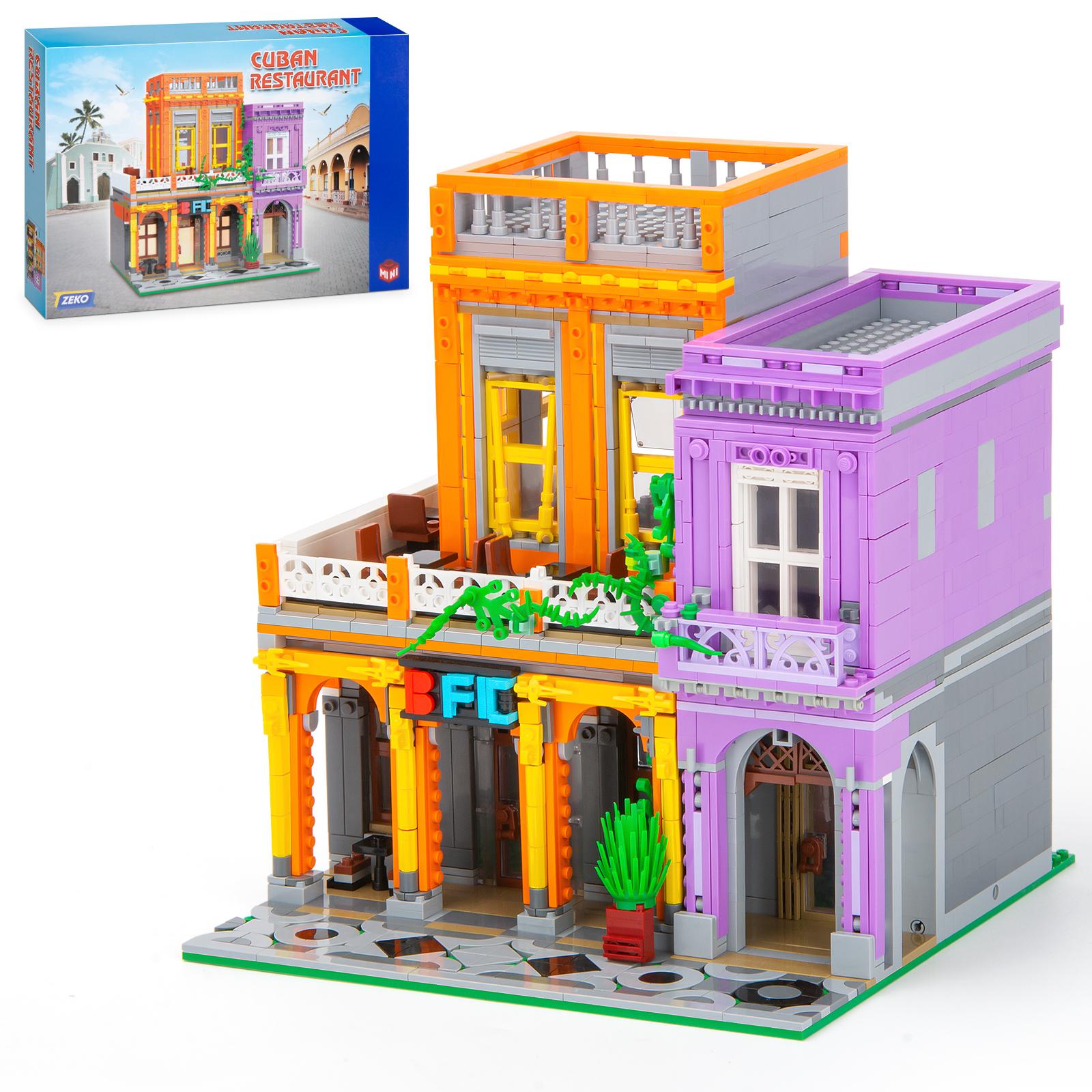 

EDUCIRO Restaurant City Building Bricks 2279 PCS Mini Architecture Set for Kids Adults Creative Challenge United States