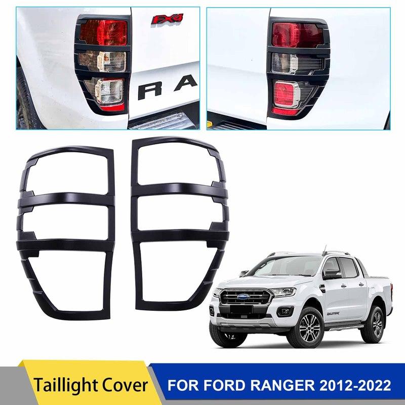 Rear Lamp Hoods Head Light Cover Tail Lights Cover For Ford Ranger 2012- Wildtrak XLT XL For Ford Ranger Raptor Lamp Cover