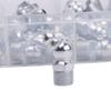 Grease Connection Fitting Assortment with Six-Sided Installation Bases for Machinery Lubrication Maintenance Tasks