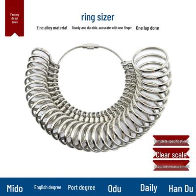 Adjustable Metal Ring Sizer and Measurement Tool