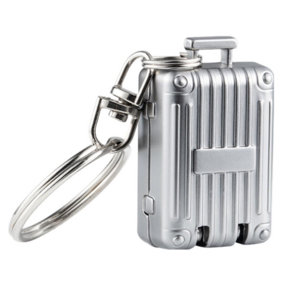 Nail Clippers Inside a Suitcase Miniature Keyring