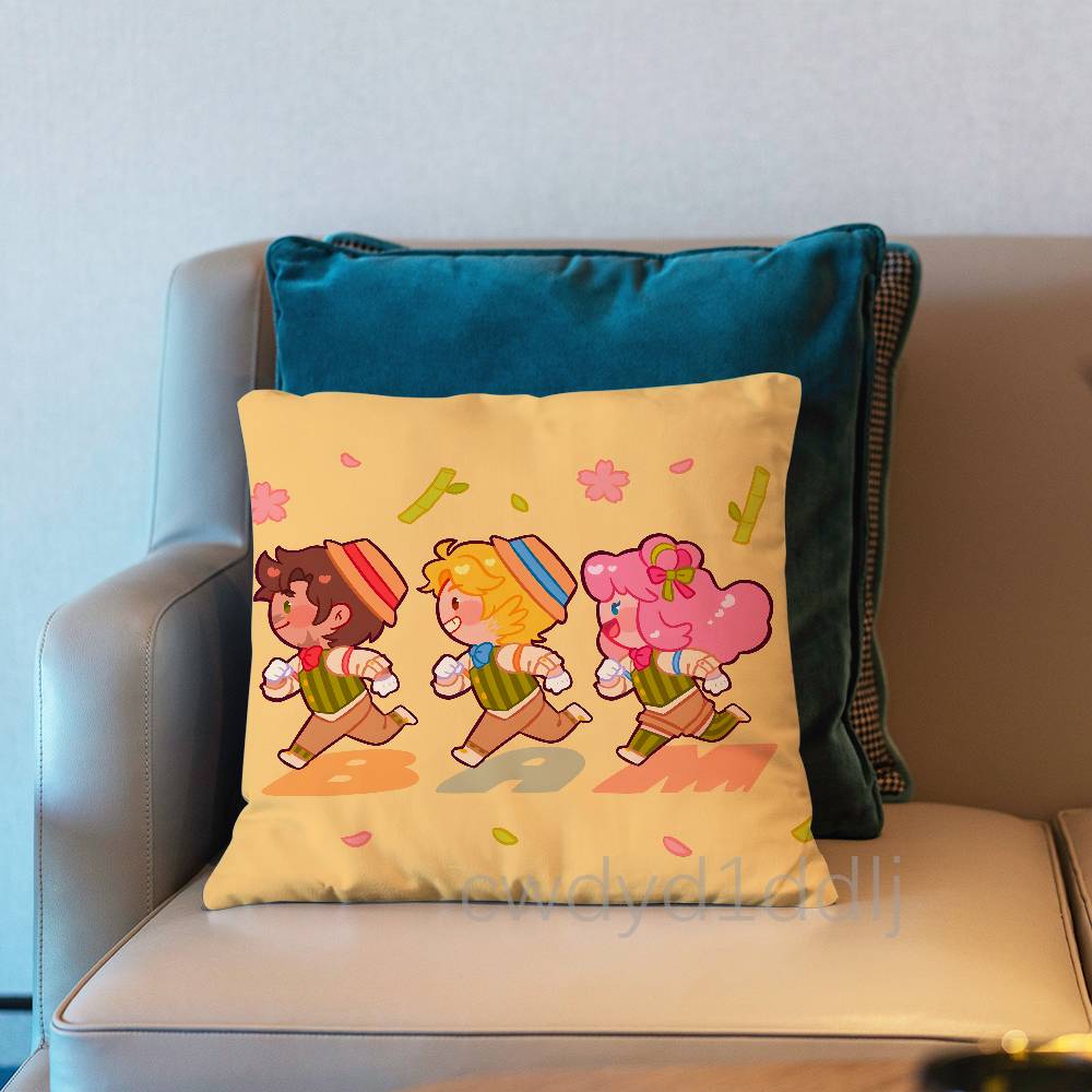 

BBamboozlers Wild Life Anime Pillow Case Cover Square Sofa With For Pattern Comfortable Cushion suitable Of Room 30x30cm