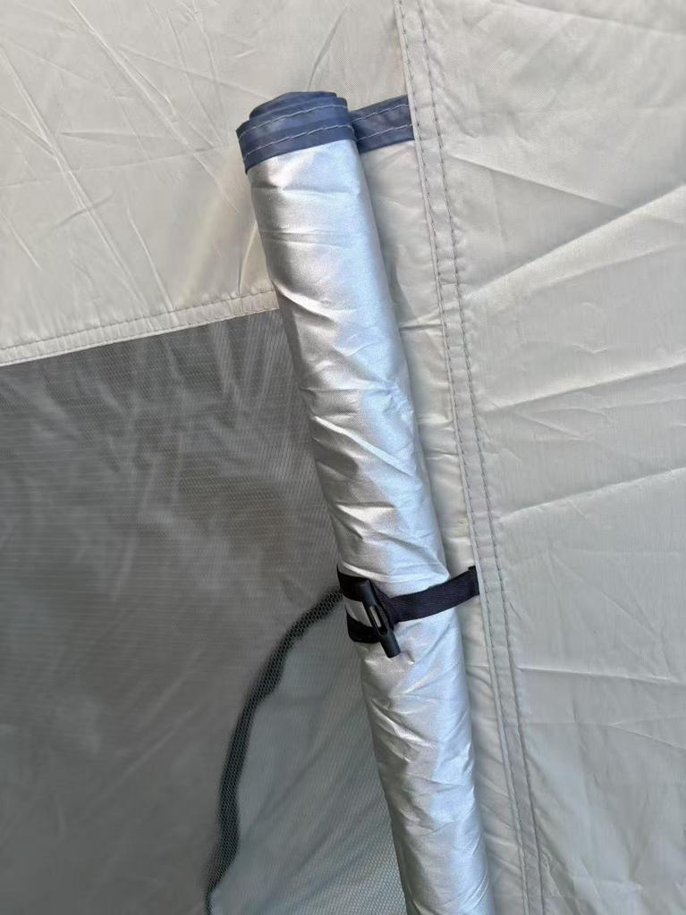 Mongolian Yurt Outdoor Tent: Automatic Setup, Sun/Rain/Insect Protection, Fits 3-4 People