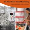LCD Display Combustible Gas Alarm Environmental Sensors Plugs & Play Gas Alarm  Home Office