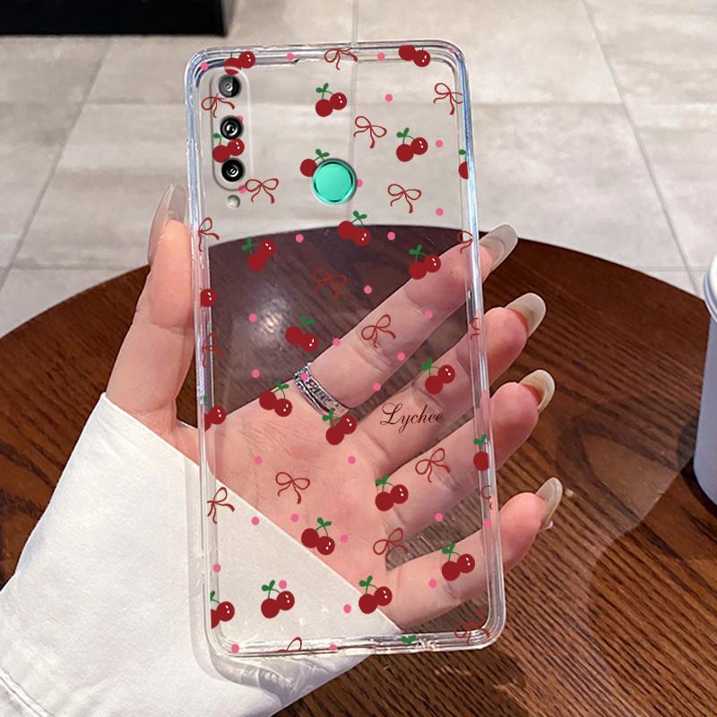 Jelly Casing For Huawei Y7P 2020/P40 lite E/Honor 9C/Y8P 2020/P Smart S Clear Silicone Soft TPU Cover Cute Cat Protective Case