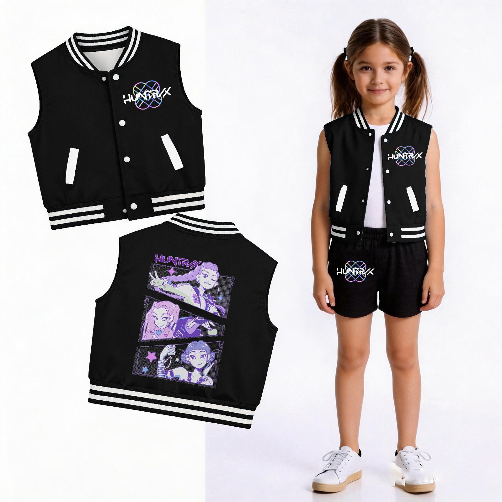 

Children s Fashionable Casual Sleeveless Vest Printed Set 110