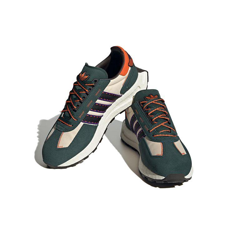 Adidas Originals Retropy E5 Látka Semiš Retro Tlumení Nárazů Protiskluzové Odolné proti Opotřebení Nízké Ležérní Boty Unisex Ležérní Boty IF5411