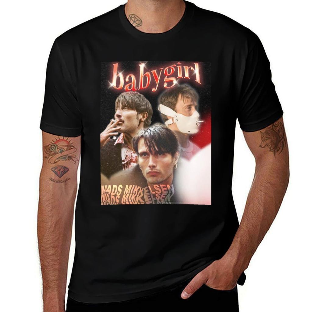 Mads Mikkelsen Babygirl Tshirt T Shirts For Unisex Pack White Essential T Shirt Tshirt