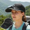 USB Rechargeable Fan Baseball Cap Summer Outdoor Sun Protection Mesh Hat Breathable Cooling Fan Sun Hat for Men Women Travel