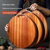 Ebony Wood Round Cutting Board