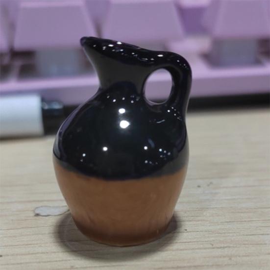 Keramická váza na květiny Magnet na lednici 3D Váza na rostliny Magnet na ledničku Domov Kancelář Kuchyň Skříňka Mini Simulační dekorace vázy