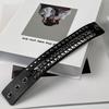 Men Stud Punk Bracelet Gothic Style Hip Hop Multi Layer Wrist Band